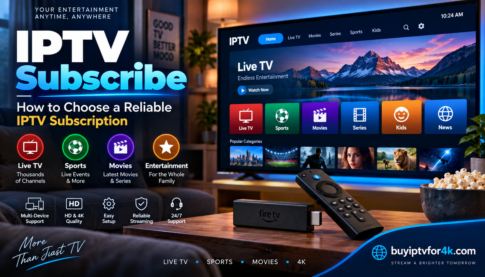 IPTV subscribe guide for choosing a reliable IPTV subscription