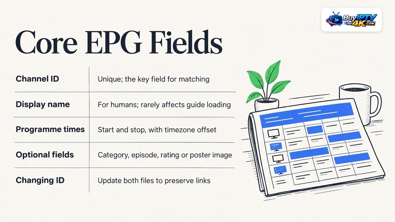 What do the fields in an EPG actually mean? — overview diagram