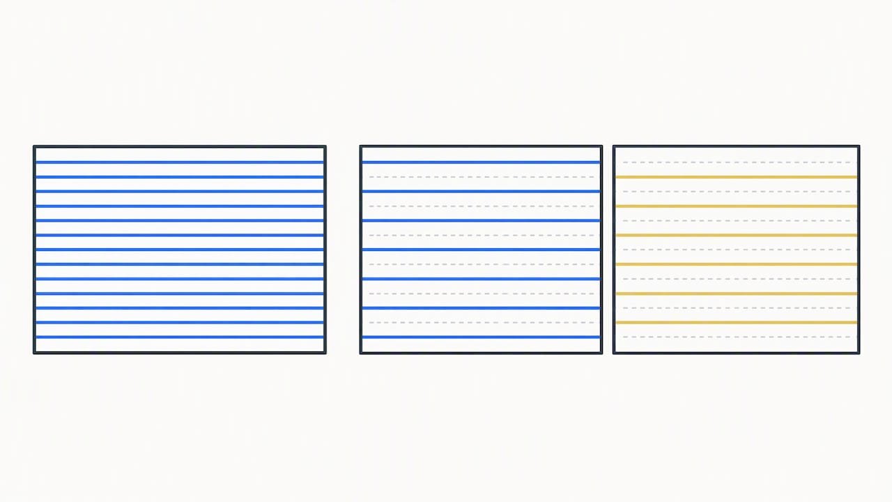 Progressive and interlaced scan line comparison